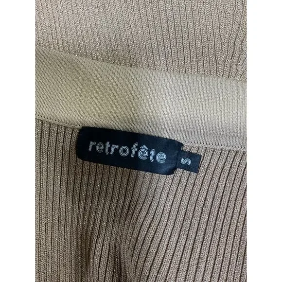 Retrofete 'Mimi' Tan Dress Size S - Picture 5 of 5